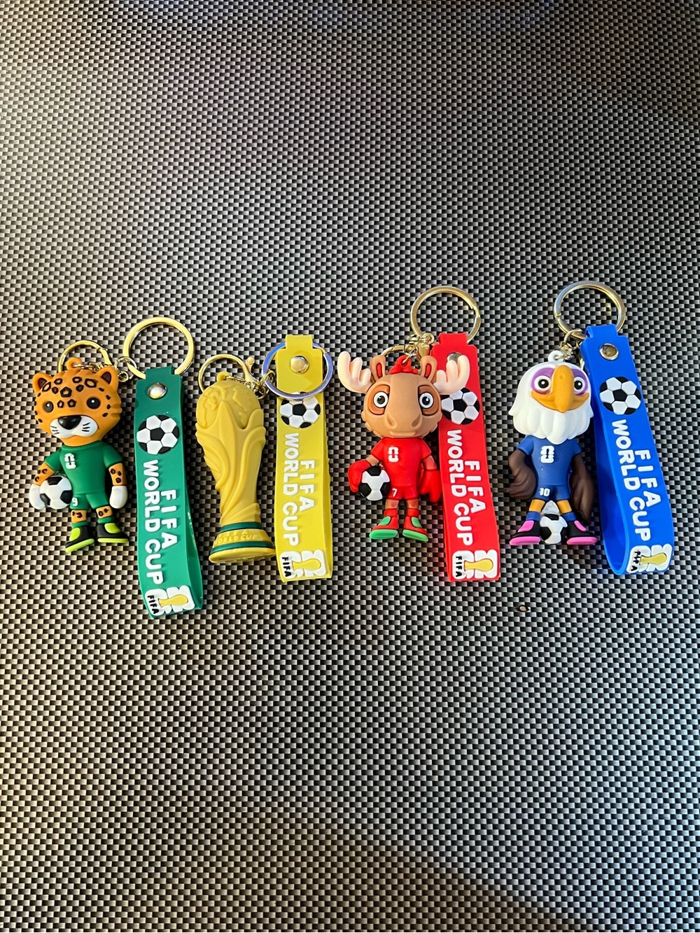 FIFA World Cup 2026 keychain set of 4